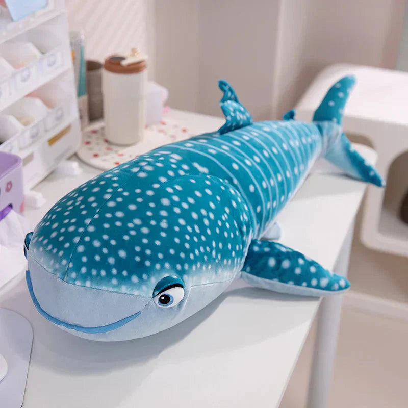 Maliben | White Beluga Blue Whale Shark 75cm Plushies