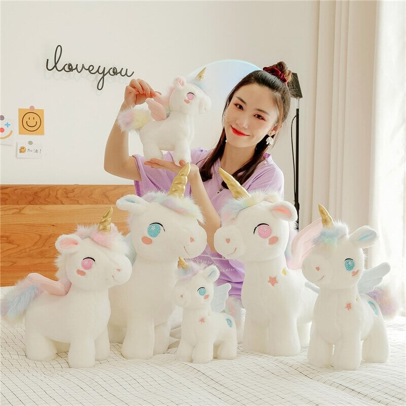 Maliben | White Dreamy Unicorn Pony Plushie