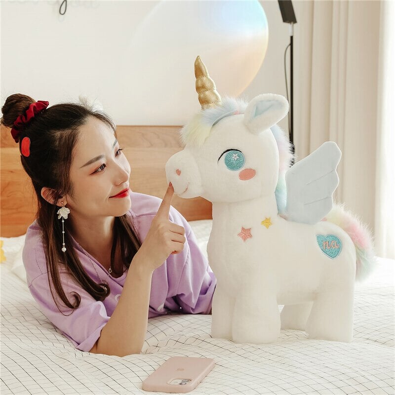 Maliben | White Dreamy Unicorn Pony Plushie