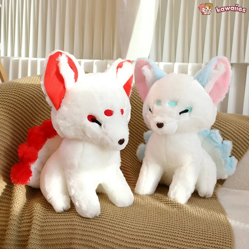 Maliben | White Nine-Tailed Fox Plushies