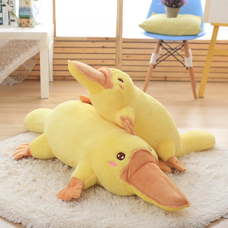 Maliben | Yellow Kawaii Long Snuggly Platypus Plushie