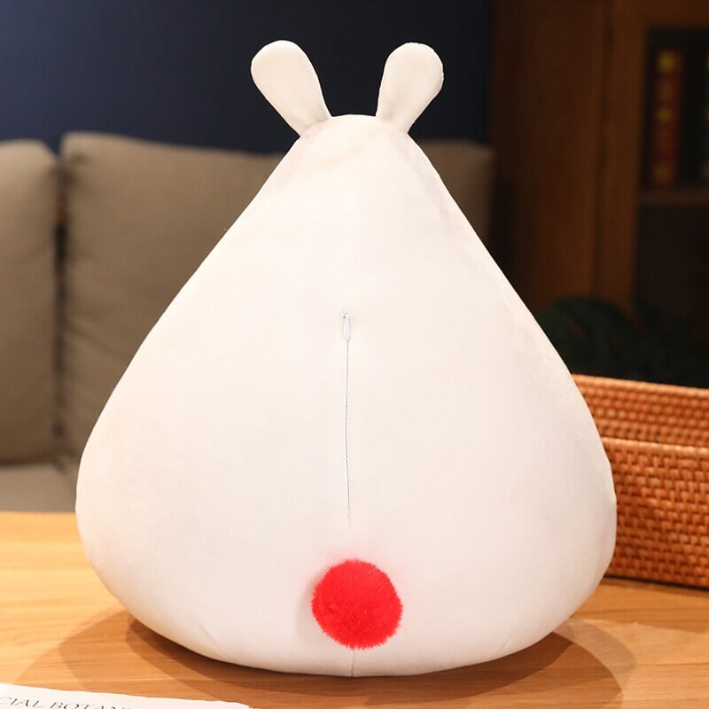 Maliben | Zuki The White Bunny Plushie With Mini Face