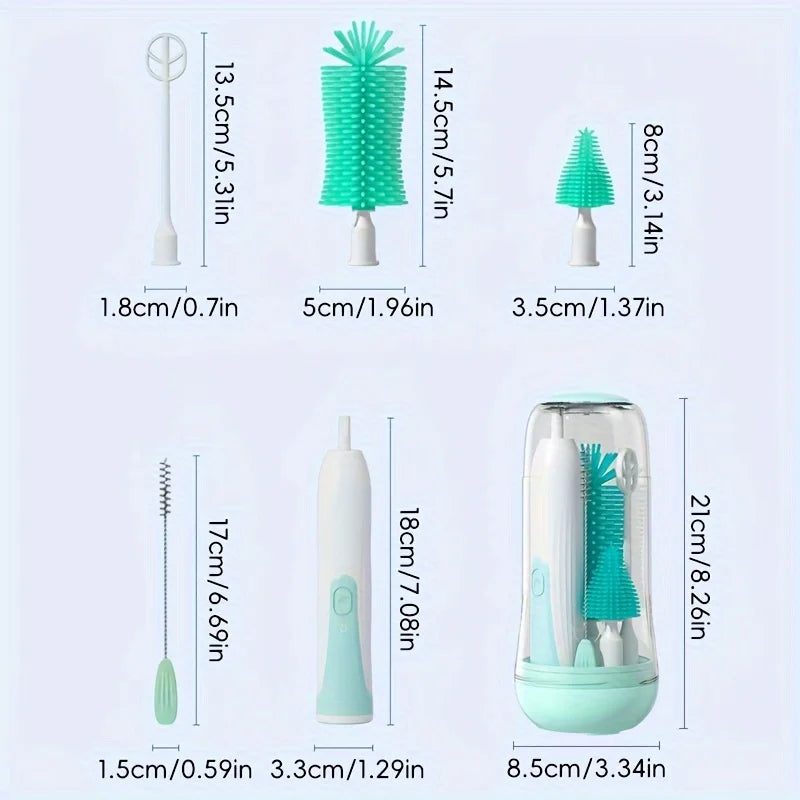 Maliben | Practical 6in1 Baby Bottle Cleaner