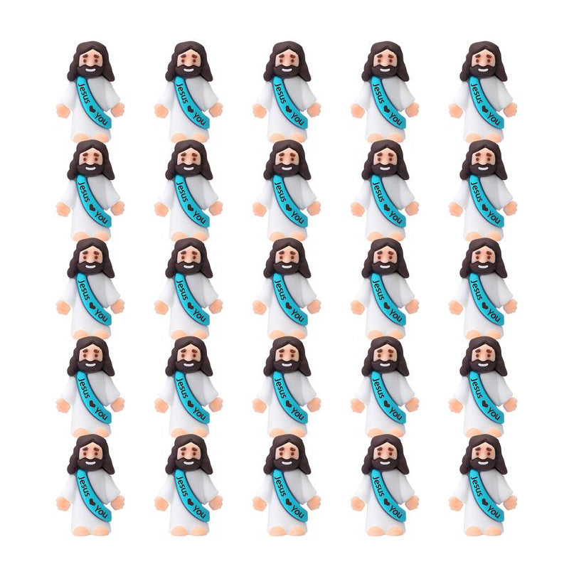 Maliben | Mini Jesus Figurines With Jesus Love You Slogan