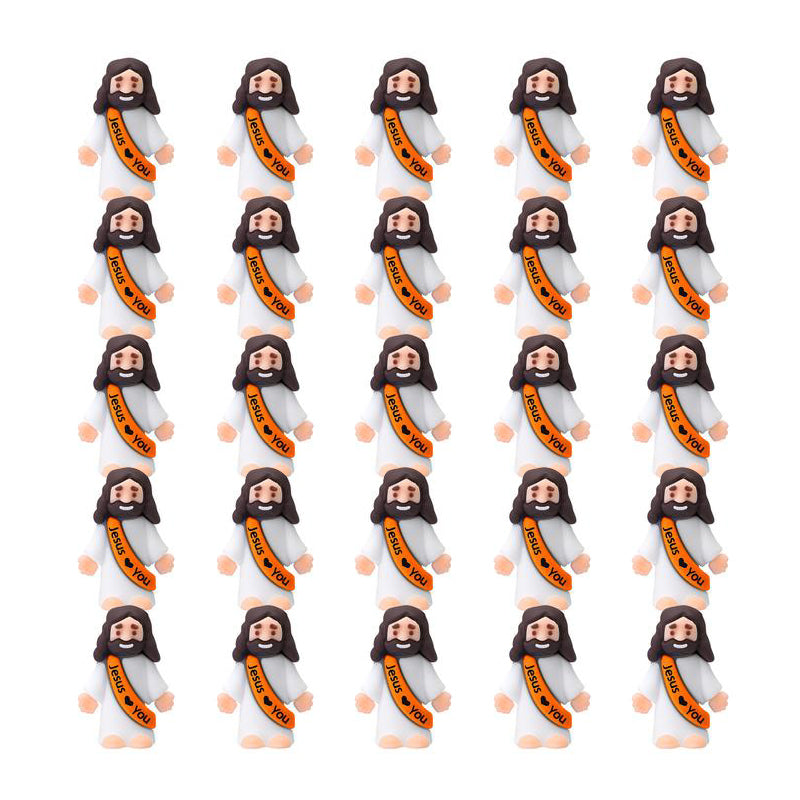 Maliben | Mini Jesus Figurines With Jesus Love You Slogan