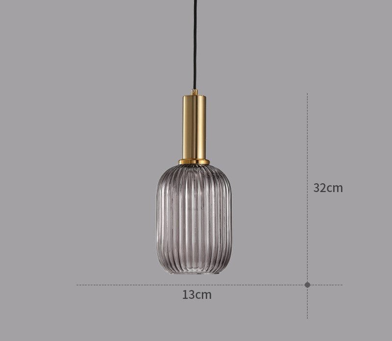 Maliben | Retro Glass Pendant Lamp - Colorvibe