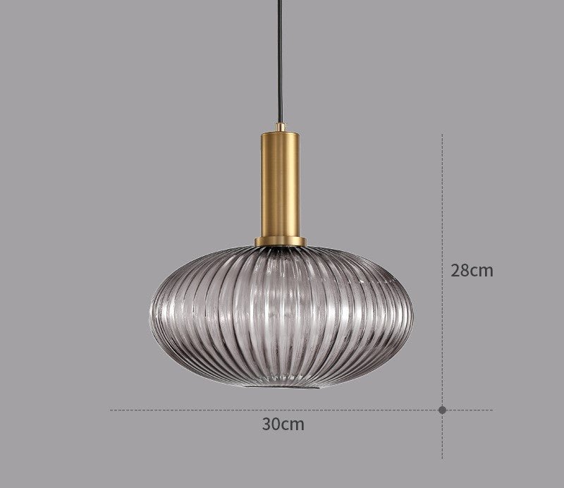 Maliben | Retro Glass Pendant Lamp - Colorvibe
