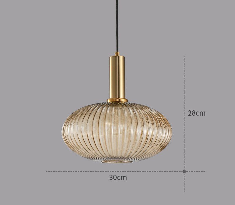 Maliben | Retro Glass Pendant Lamp - Colorvibe