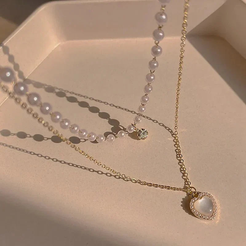 Maliben | Layered Love Duo Necklace
