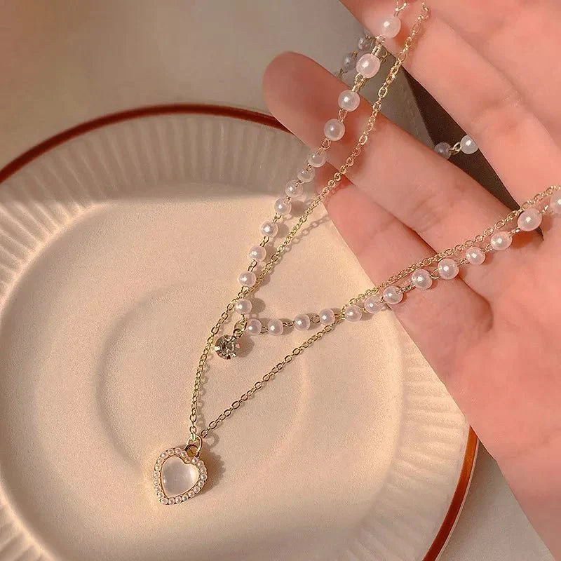 Maliben | Layered Love Duo Necklace