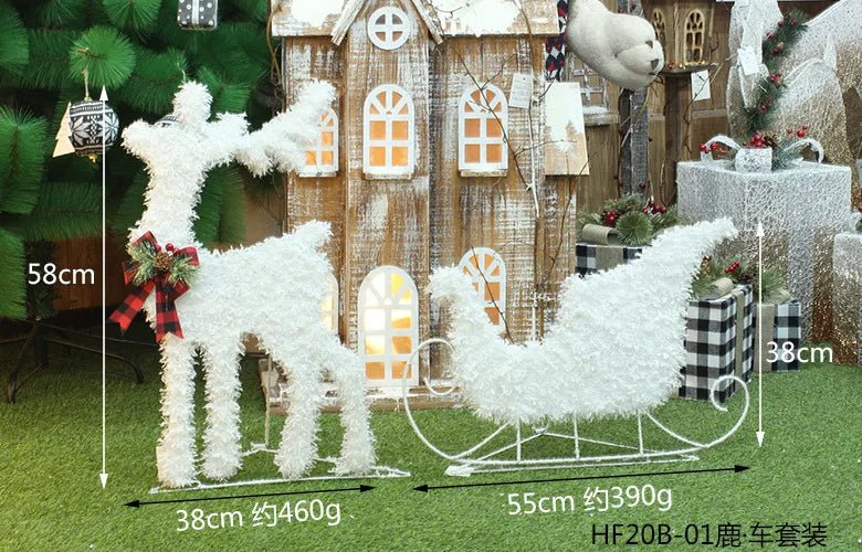 Maliben | Led Christmas Christmas Tree, Snowman Or Gift Box Decoration – Snowman & Fawn Tree Decorations, Perfect Holiday Ornaments & New Year Gifts