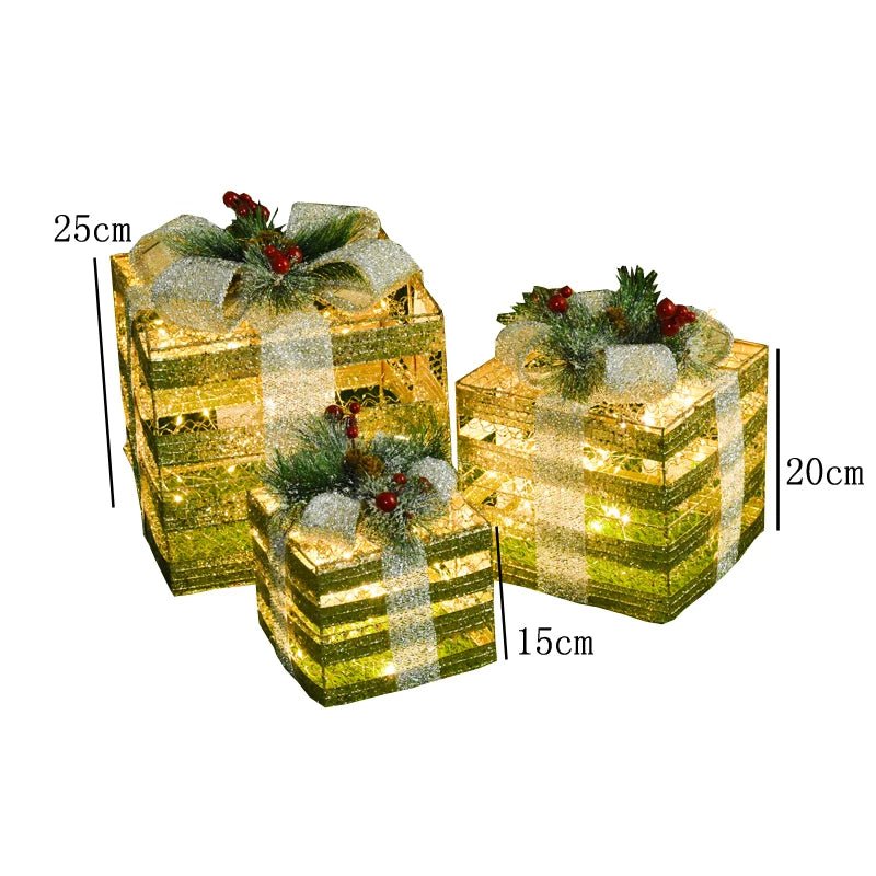 Maliben | Led Christmas Christmas Tree, Snowman Or Gift Box Decoration – Snowman & Fawn Tree Decorations, Perfect Holiday Ornaments & New Year Gifts