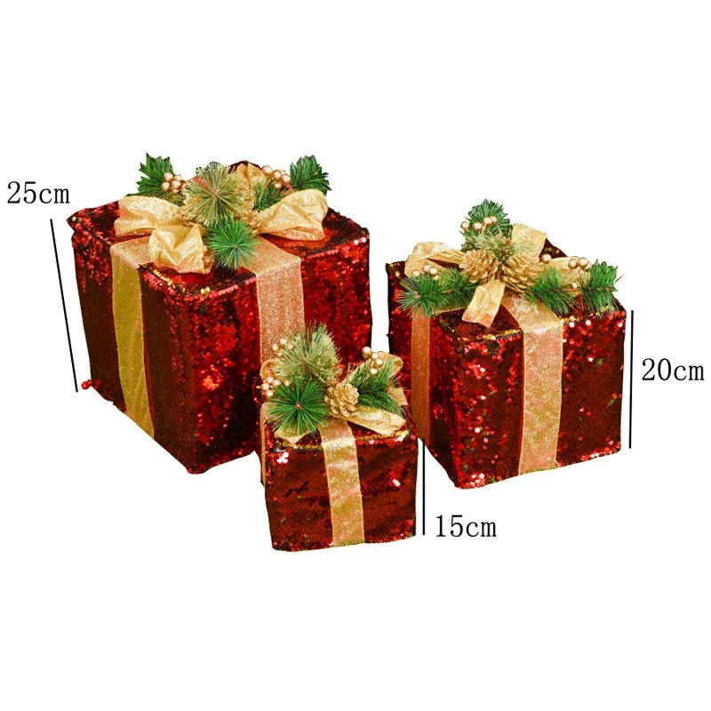 Maliben | Led Christmas Christmas Tree, Snowman Or Gift Box Decoration – Snowman & Fawn Tree Decorations, Perfect Holiday Ornaments & New Year Gifts