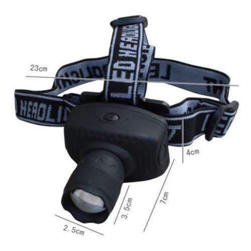 Maliben | Mini Led Zoomable Headlamp - Zoomable Head Torch Light Bike Riding Lamp For Camping