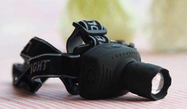 Maliben | Mini Led Zoomable Headlamp - Zoomable Head Torch Light Bike Riding Lamp For Camping