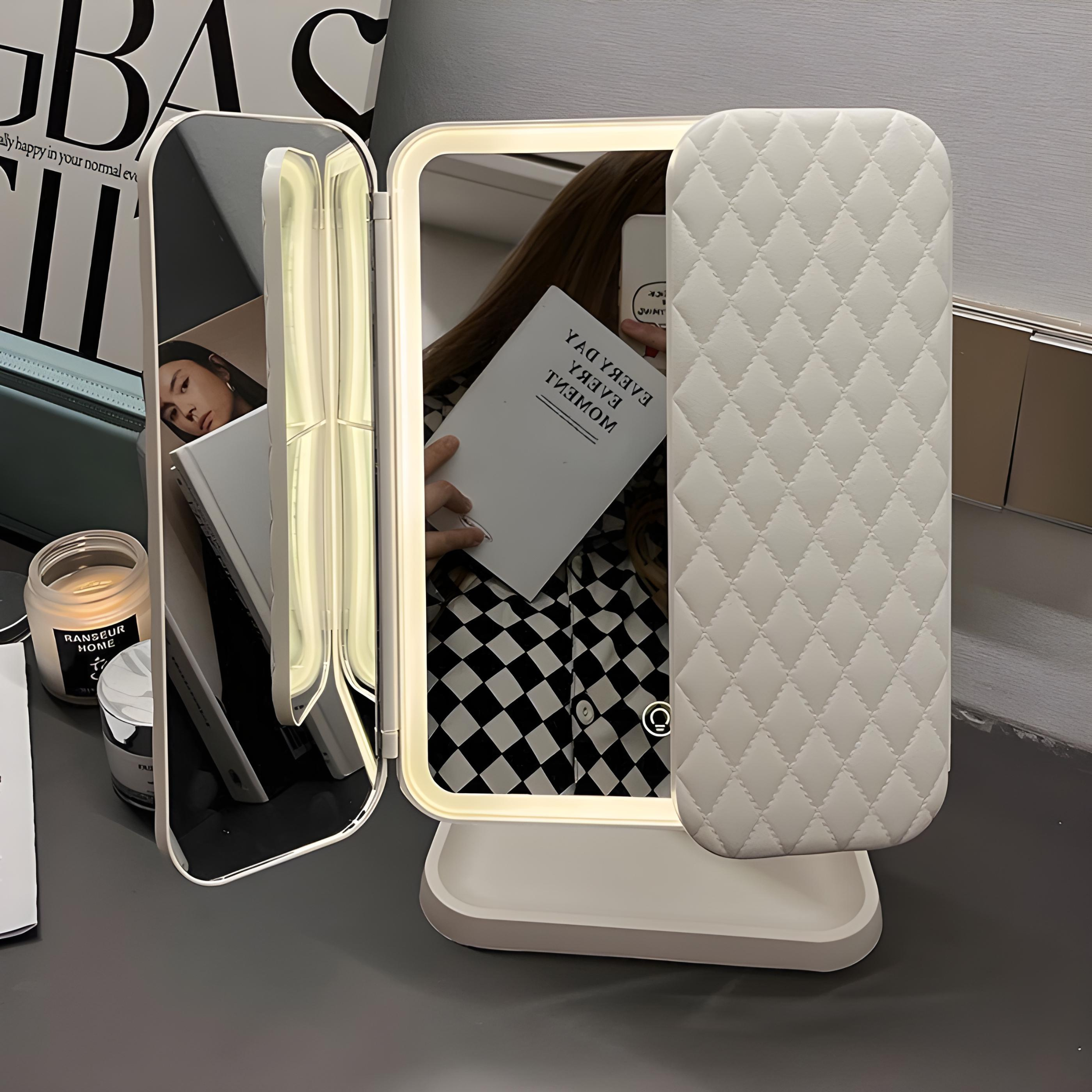 Maliben | Led Makeup Mirror With 3 Light Modes And Magnification