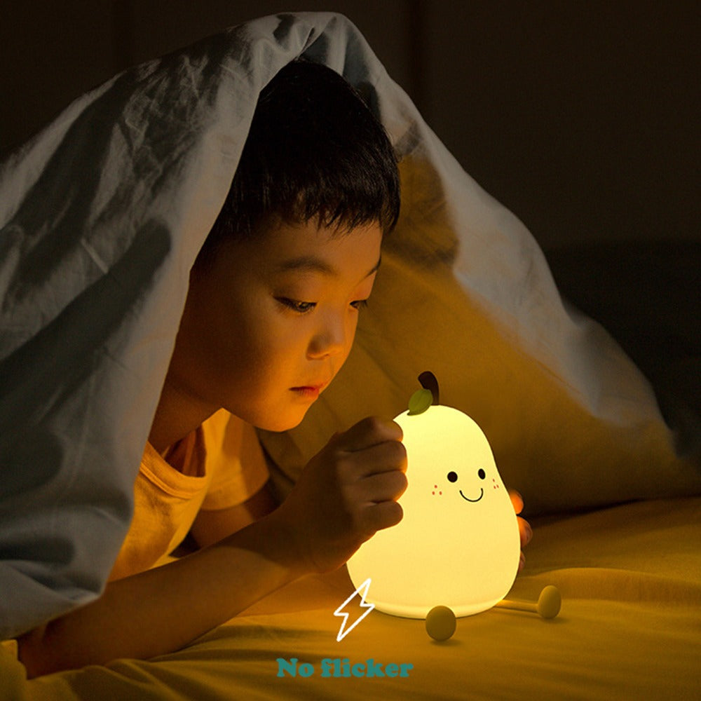 Maliben | Led Night Light Pear | Cozy And Usb Rechargeable - Dimming And Changing Colors