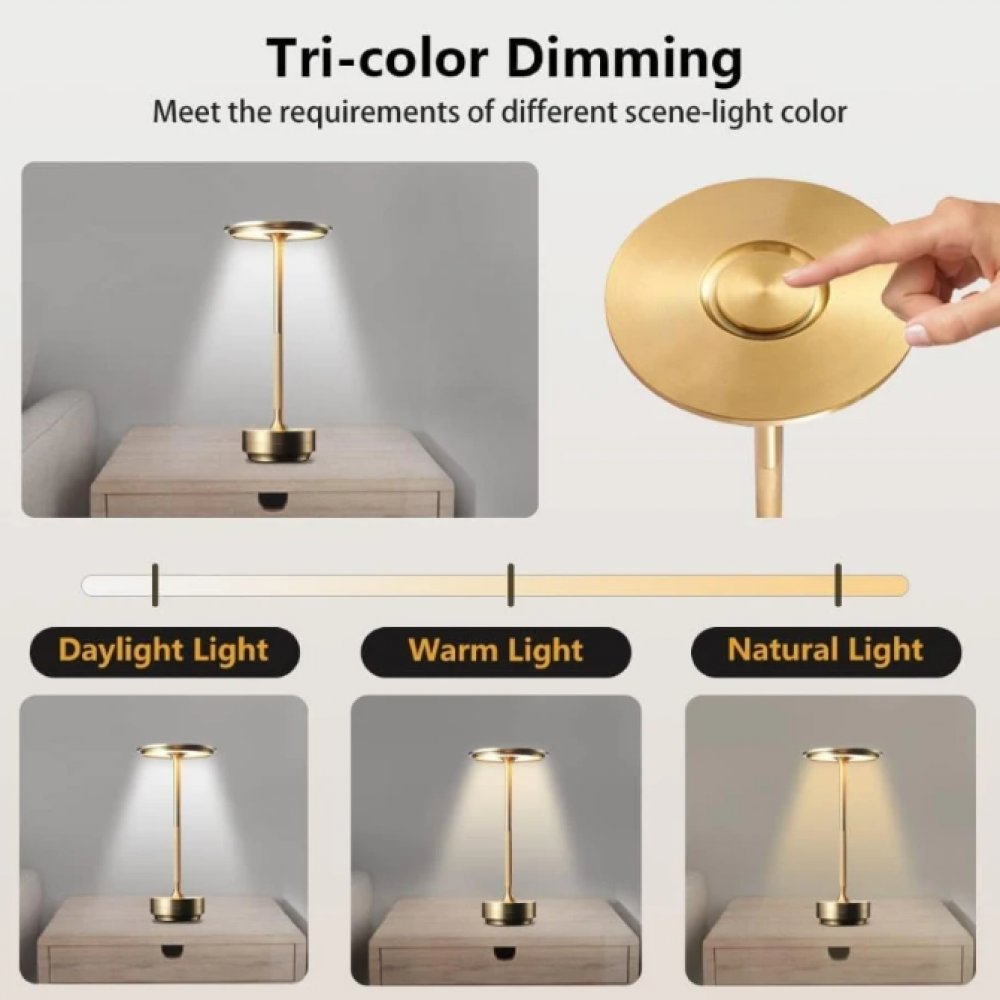 Maliben | Clarityglow Luxe Edition | Wireless Led Table Lamp