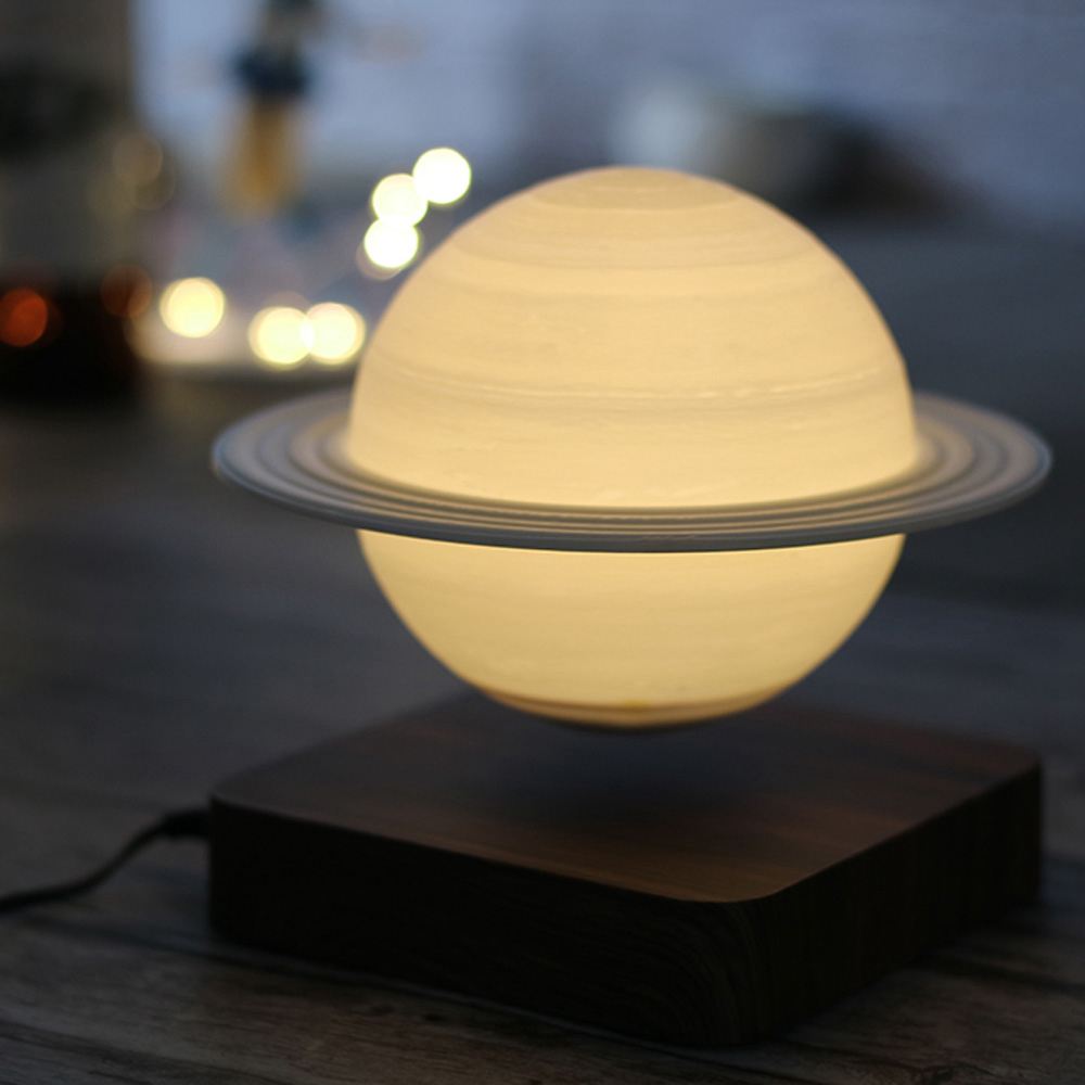 Maliben | Saturnglow – Floating Design Lamp With 3d Print Technology
