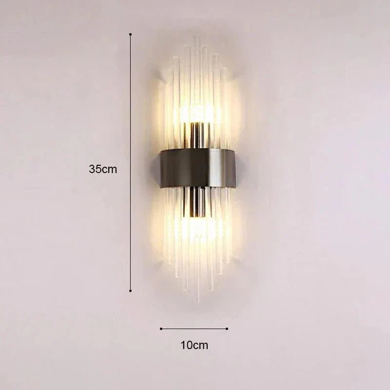 Maliben | Elegant Light - Crystal Wall Lamp - Golden Touch