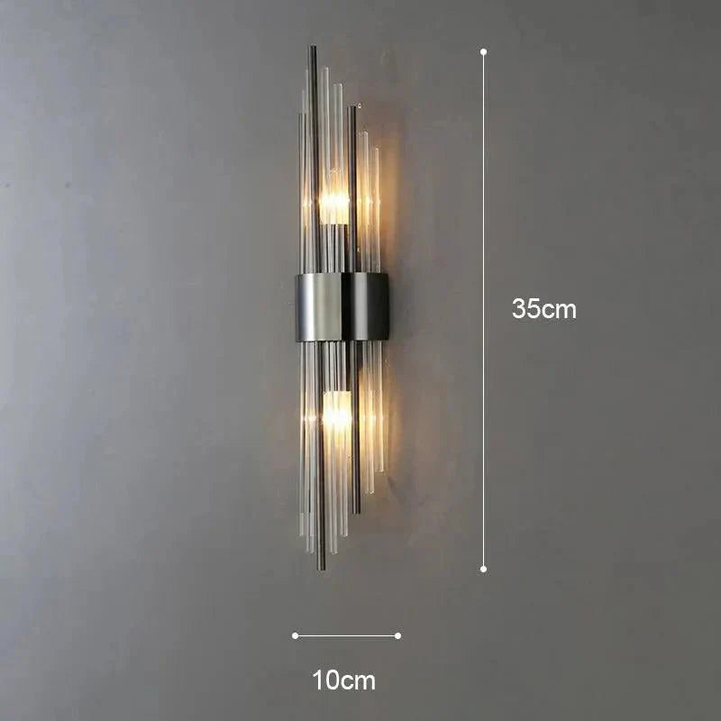 Maliben | Elegant Light - Crystal Wall Lamp - Golden Touch