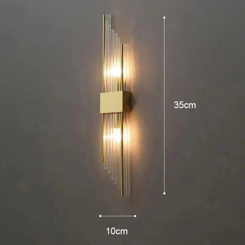 Maliben | Elegant Light - Crystal Wall Lamp - Golden Touch