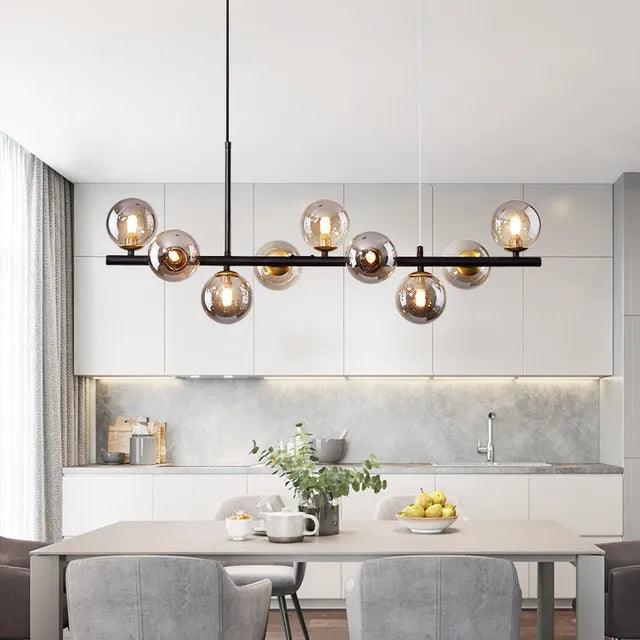 Maliben | Modern Elegance - Long Chandeliers - Ambient Lighting - Sophisticated Design