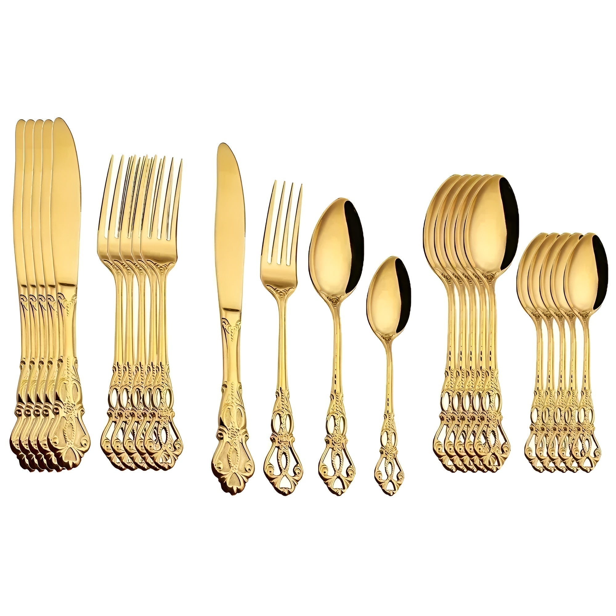 Maliben | Luxe 24-Piece Cutlery Set - Royalcutlery