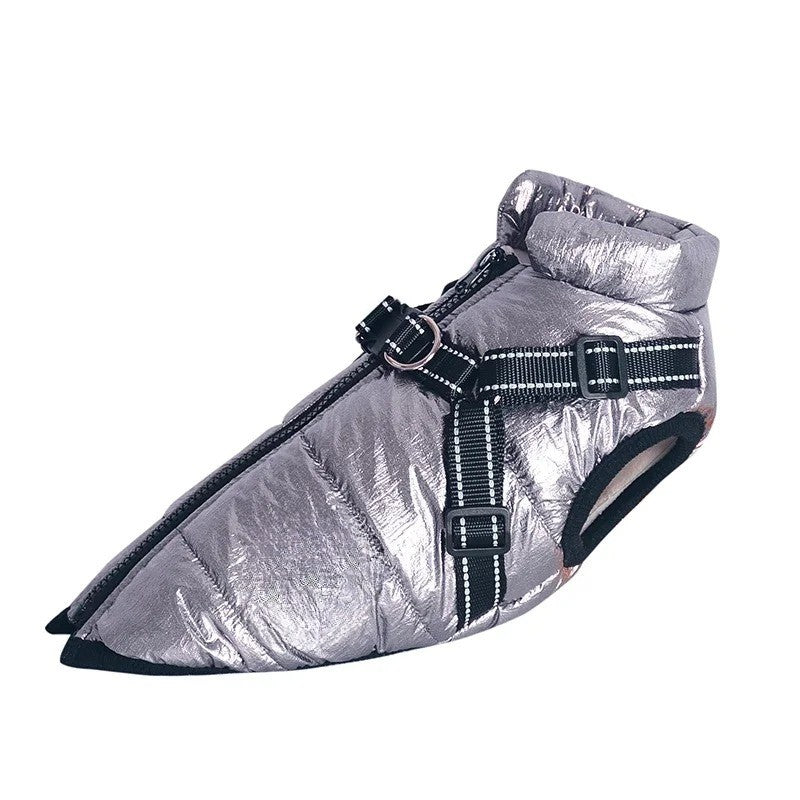 Maliben | All-Weather Insulated Dog Jacket with Built-in Harness