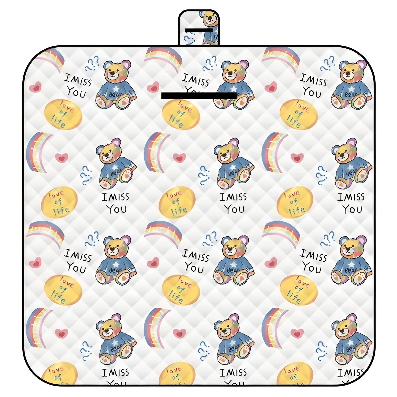 Maliben | Foldable Baby Playmat Wanderlino | Padded & Water-Resistant | For Outdoor & Home | Incl. Carry Bag