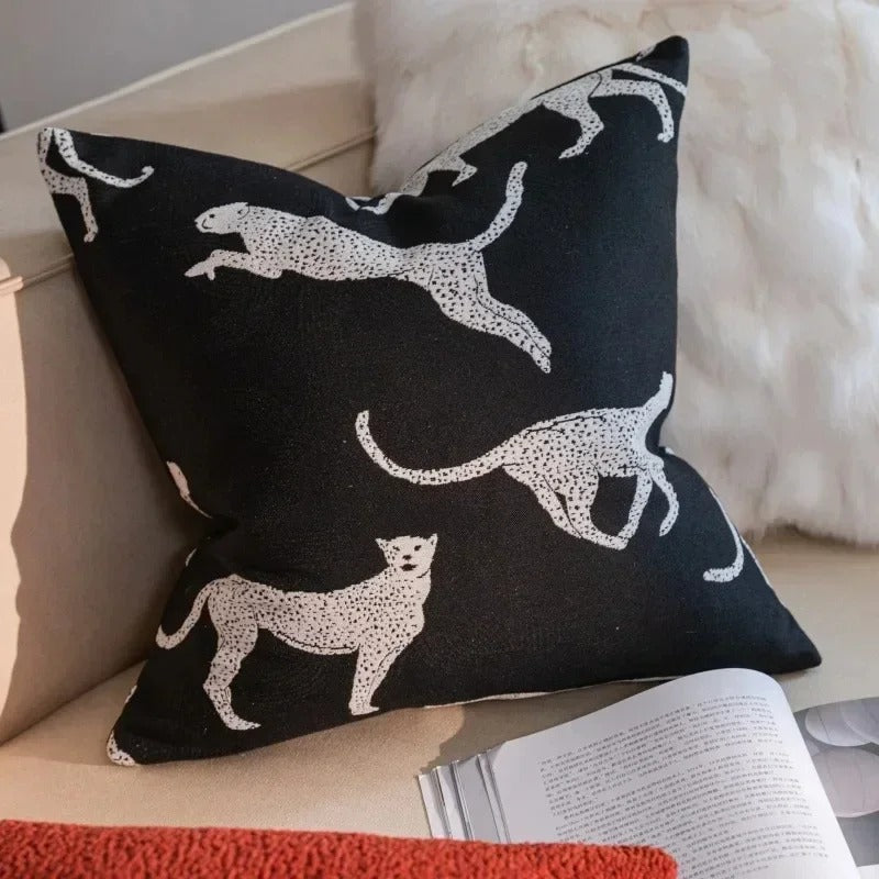 Maliben | Velvetglow Cushion Cover - Double-Sided Geometric Cushion Cover Of Luxury Jacquard