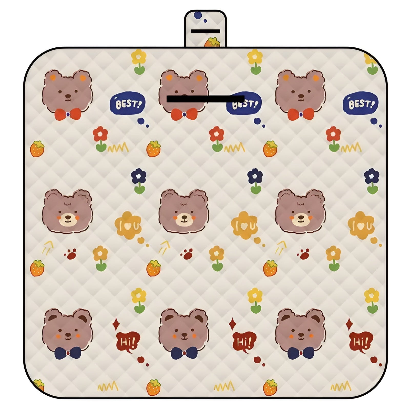 Maliben | Foldable Baby Playmat Wanderlino | Padded & Water-Resistant | For Outdoor & Home | Incl. Carry Bag