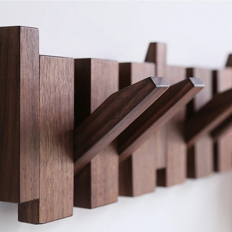 Maliben | Harmonycoat Wooden Piano Coat Rack – Stylish Wall Decoration & Practical Storage