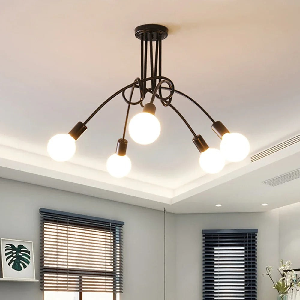 Maliben | VIntage Led Ceiling Lamp in Antique Design