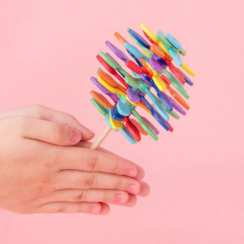 Maliben | Wooden Spinner Toy - Relaxation And Focus Enhancer