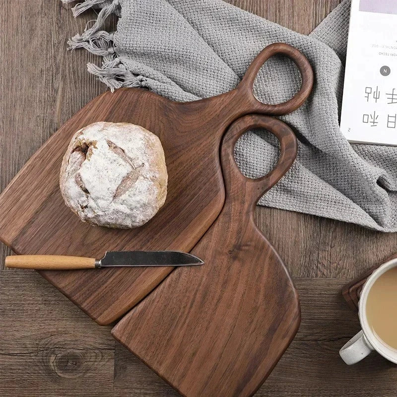 Maliben | WaldenCraft Walnut Cutting Board – Luxurious Double-Sided Cutting & Serving Board