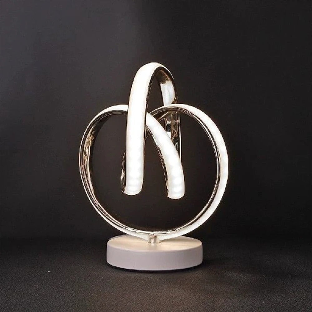Maliben | Luminare - Modern Led Table Lamp With Curved Design And Usb Connection
