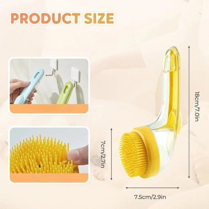 Maliben | Bubbly Cleaner Pet Bath Massage Brush