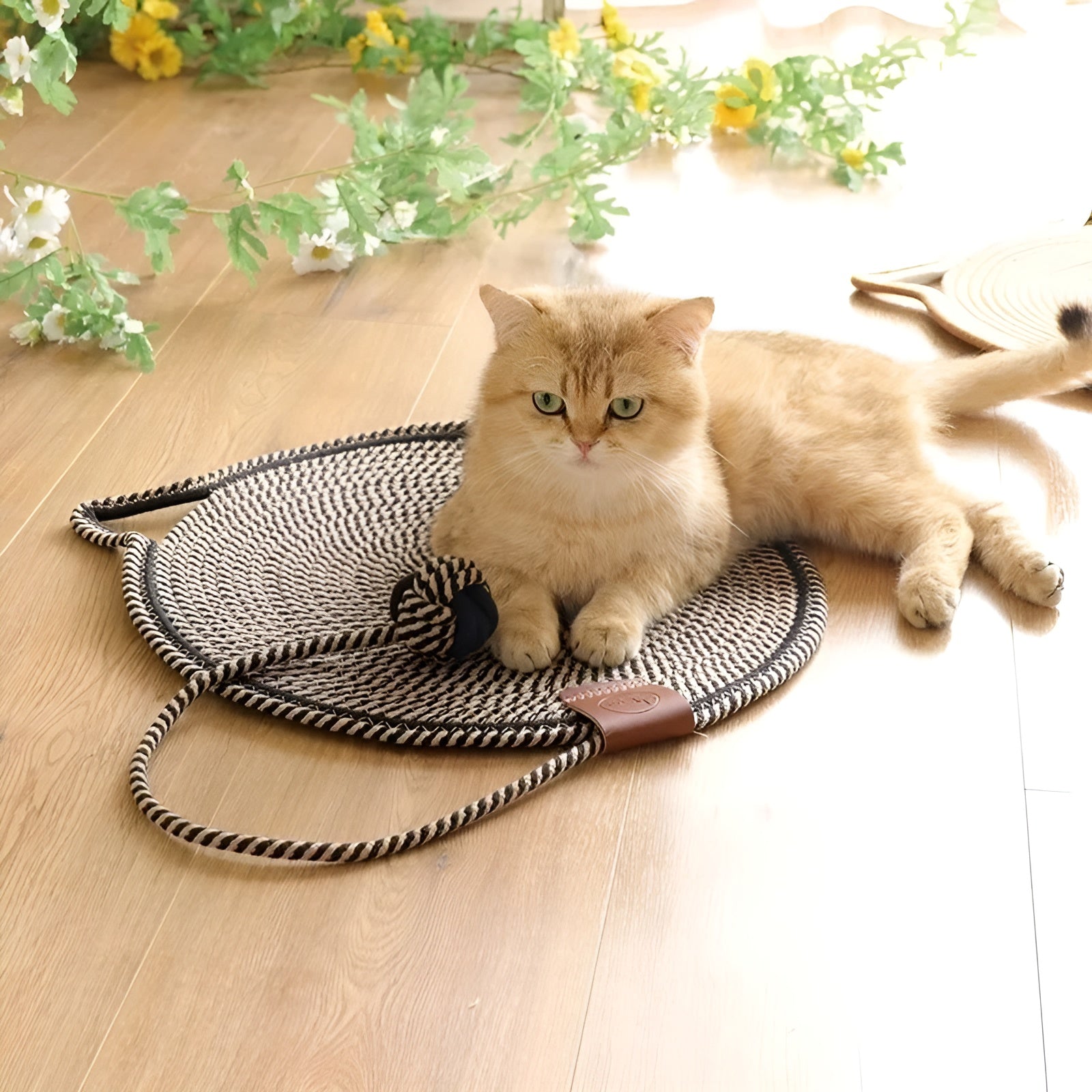 Maliben | Cotton Cat Scratching Mat Made Of Rope - Clawguard