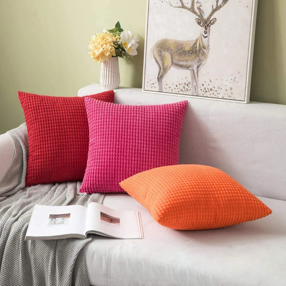 Maliben | Luxury Plushhome Cushion Cover - With Playful Corn Kernel Design