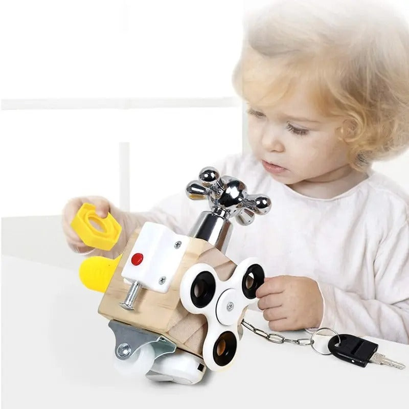 Maliben | Woodenjoy | Activity Cube For Motor Skills