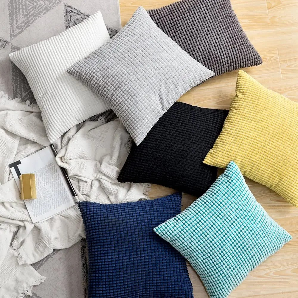 Maliben | Luxury Plushhome Cushion Cover - With Playful Corn Kernel Design