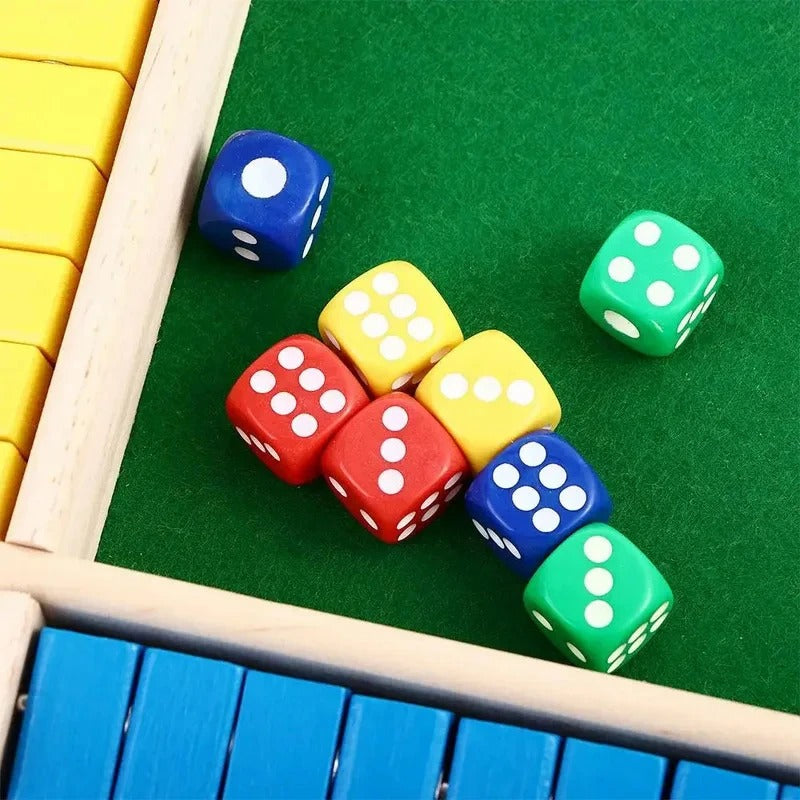 Maliben | Shutthebox Family Game 4 Player Set