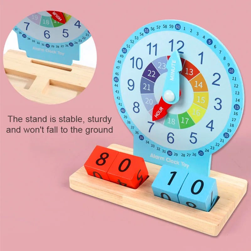 Maliben | Educational Montessori Clock & Time Learning Toy