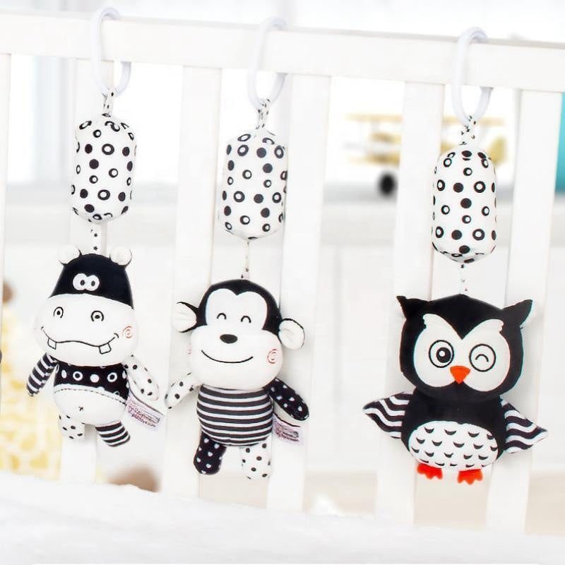 Maliben | Baby Rattle Stuffed Animals For Cribs And Strollers