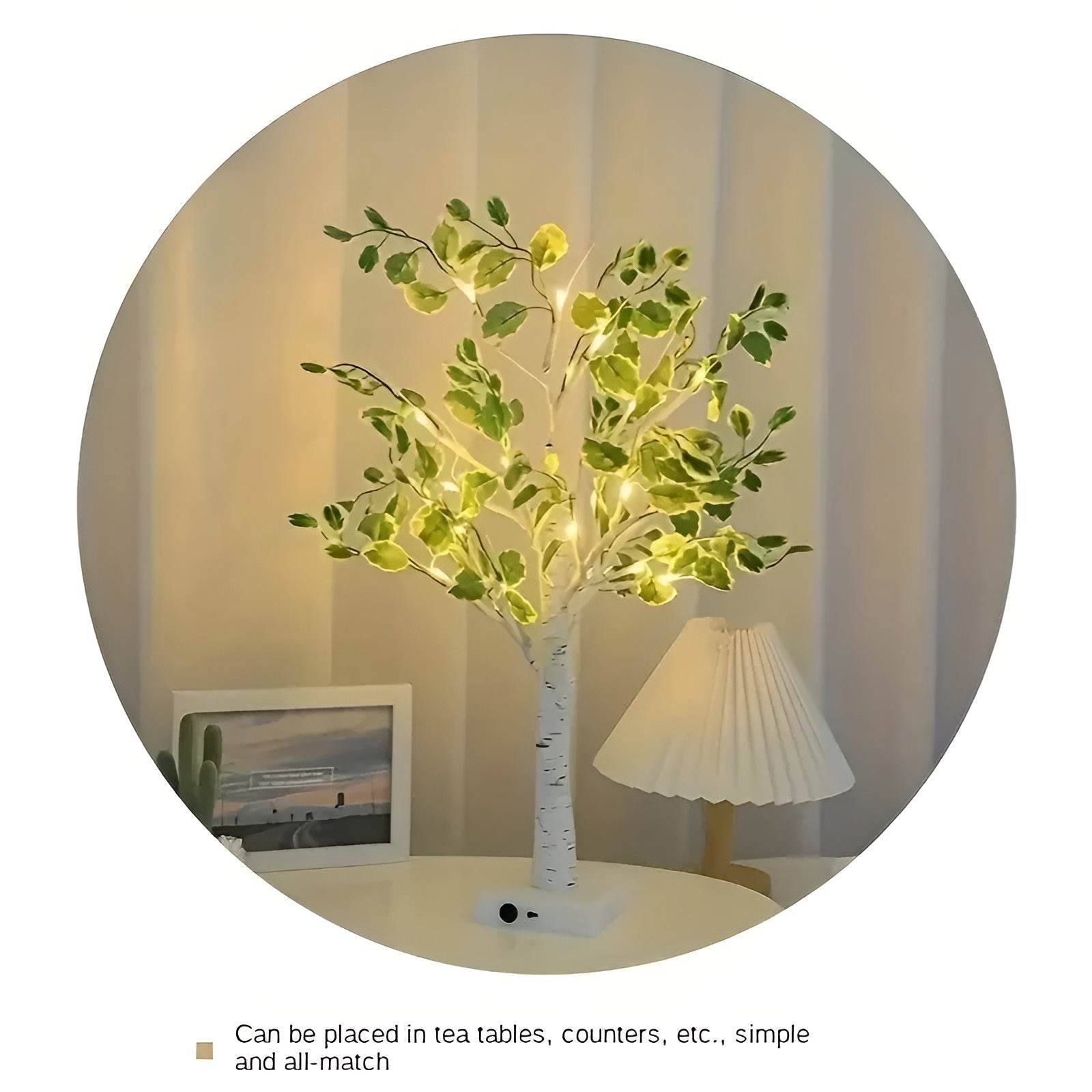 Maliben | Magical Brighttree Table Lamp – Elegant Tree Design With Warm Led Lighting