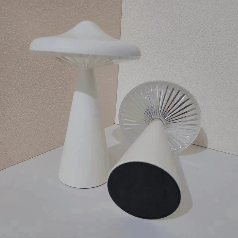 Maliben | Mushroom Table Lamp - Chic Led Table Lamp With Touch-Dim Function
