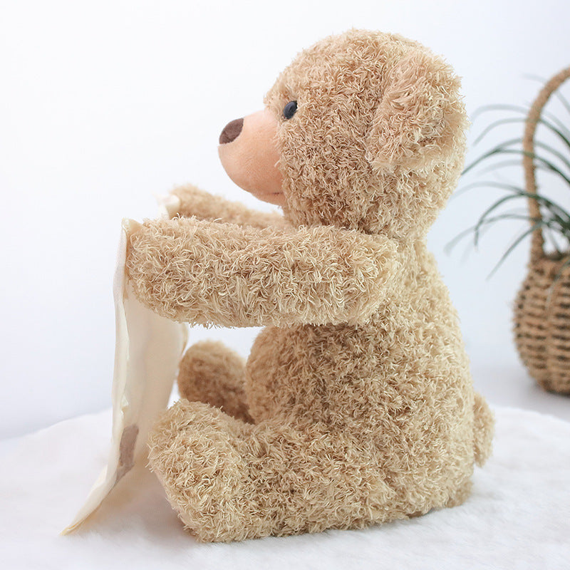 Maliben | Peek-A-Boo-Teddy - Interactive Plush Toy