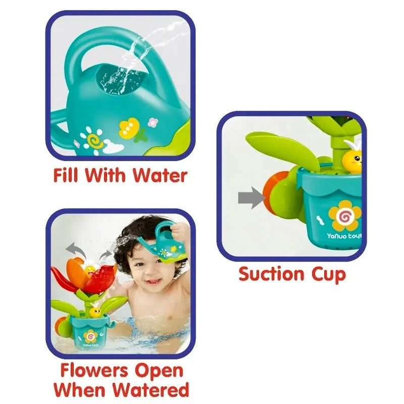Maliben | Flower Fun Bath Toy With Watering Can!