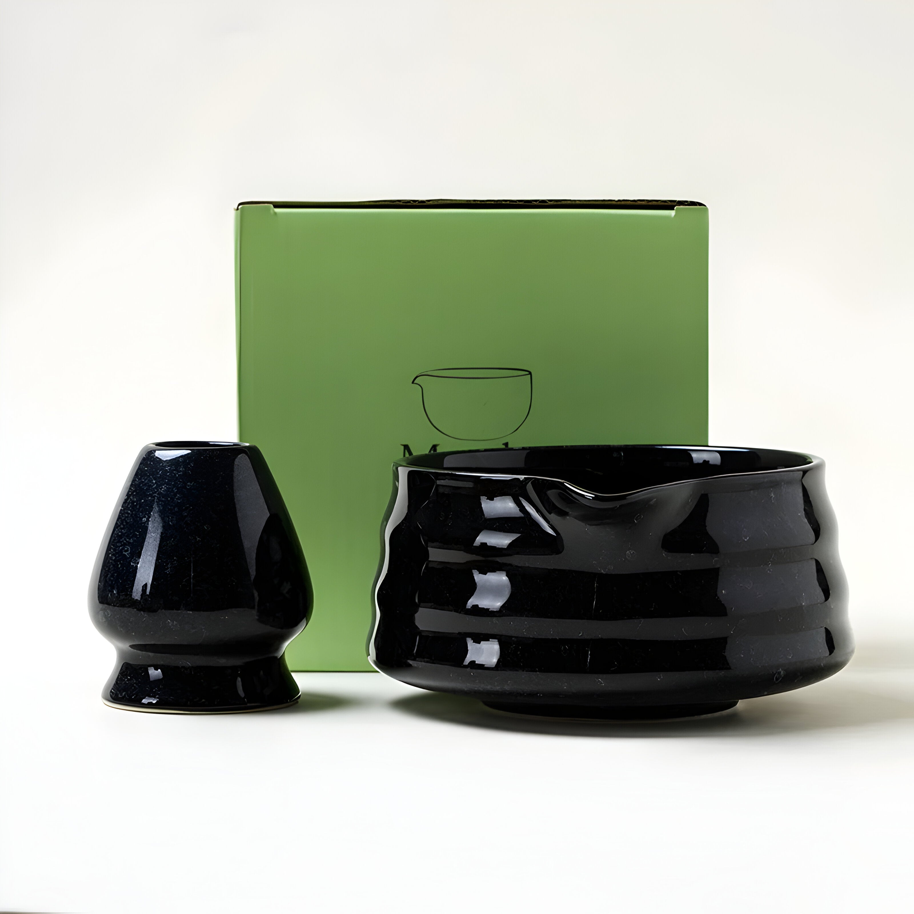 Maliben | Matcha Ceramic Set – Traditional Japanese Tea Set For Relaxing & Mindful Moments